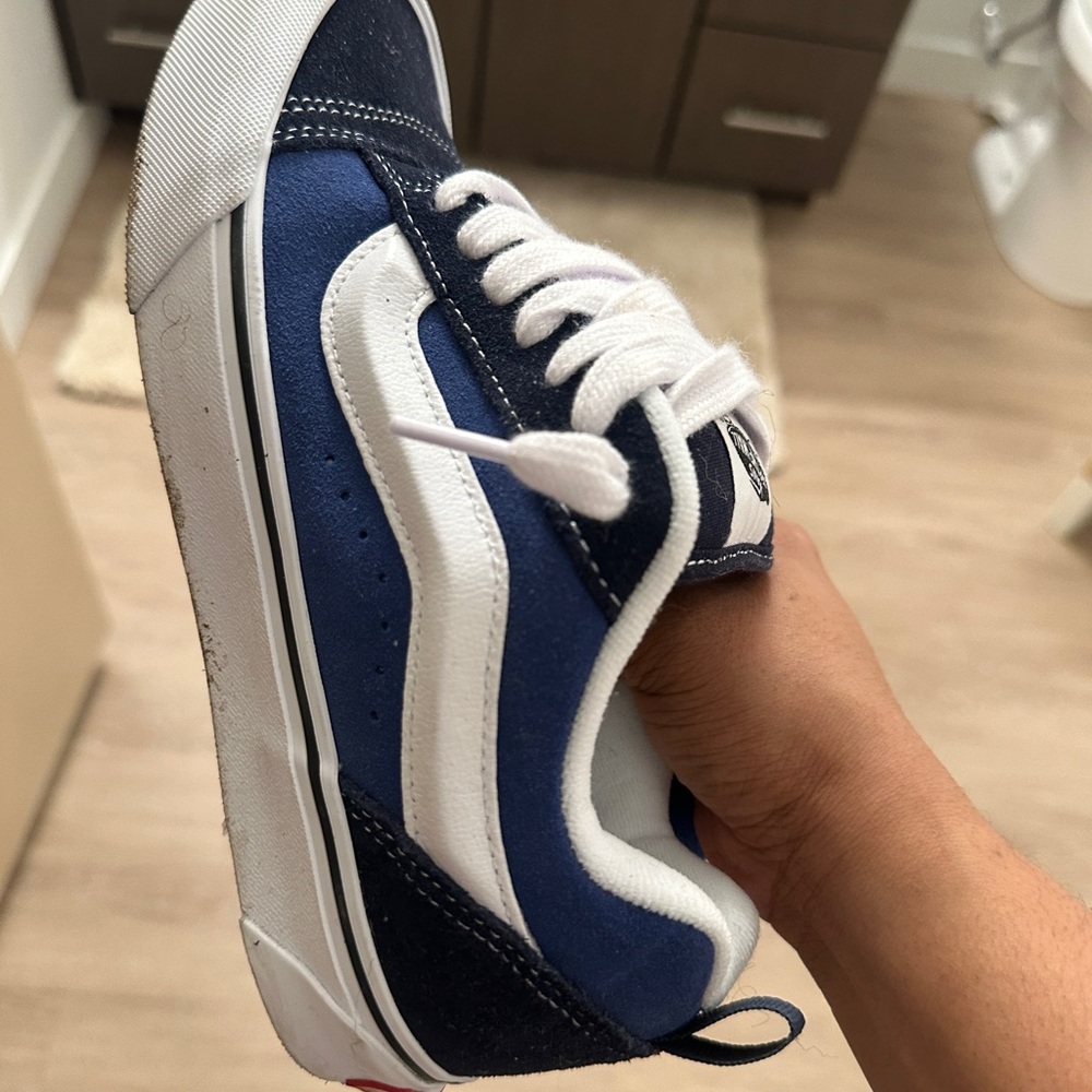 Vans Blue and White Men's Shoes